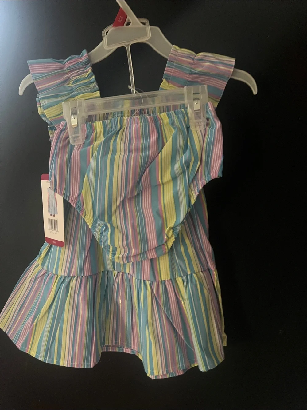 Four Kids 18M Pink Gingham & Floral Dresses